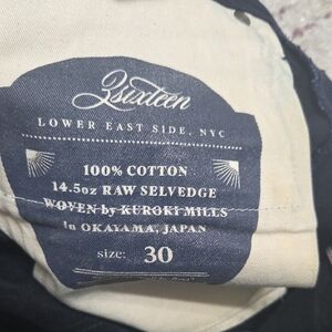 3sixteen Men's Raw Selvedge Jeans - Dark Blue